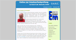 Desktop Screenshot of amateurfunkpruefung.de